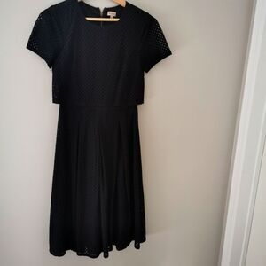 Cremieux fit and flare eyelet lace dress size S